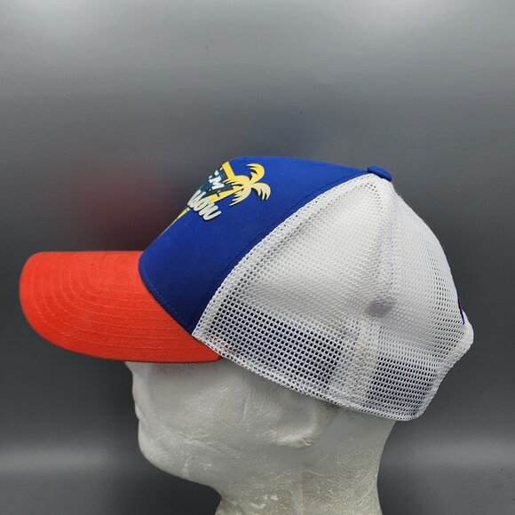 CCM Offseason Trucker Hat Snapback Unisex Mesh Blue Red Vintage Adjustable - Picture 2 of 9